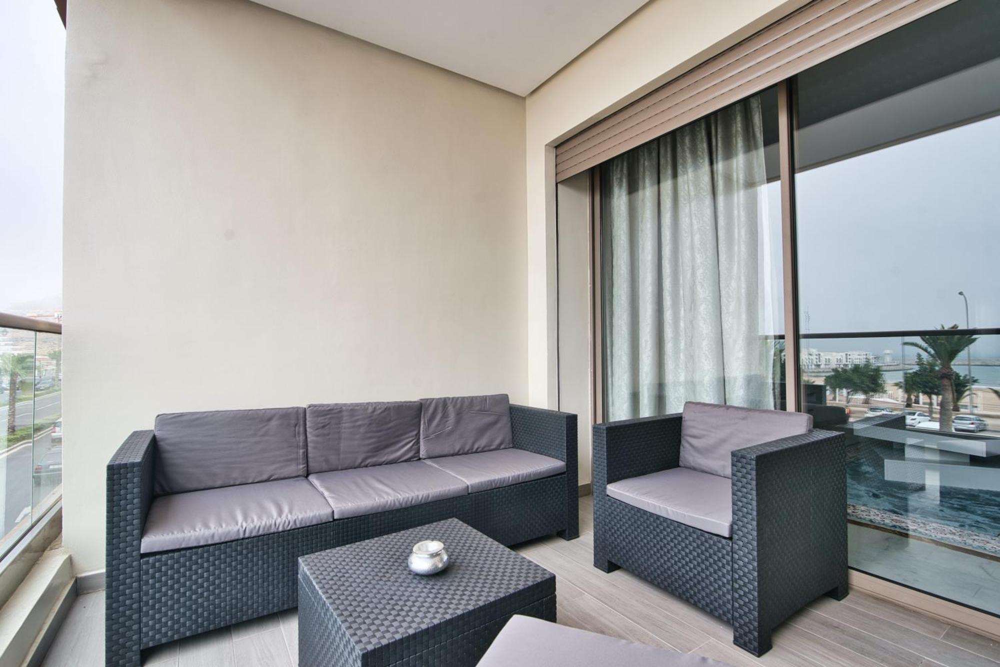 New Sea Front Apartment 135Mq With Unlimited Wi-Fi Agadir Luaran gambar